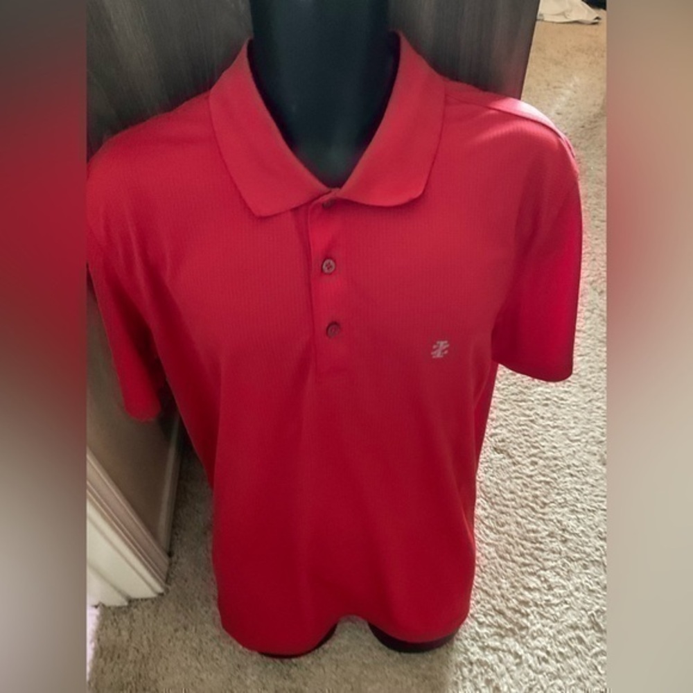 Men’s used size XL red Golf polo shirt IZOD